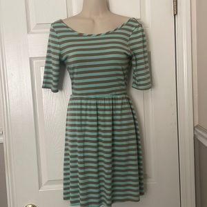 Low Back Striped Dress Size S
